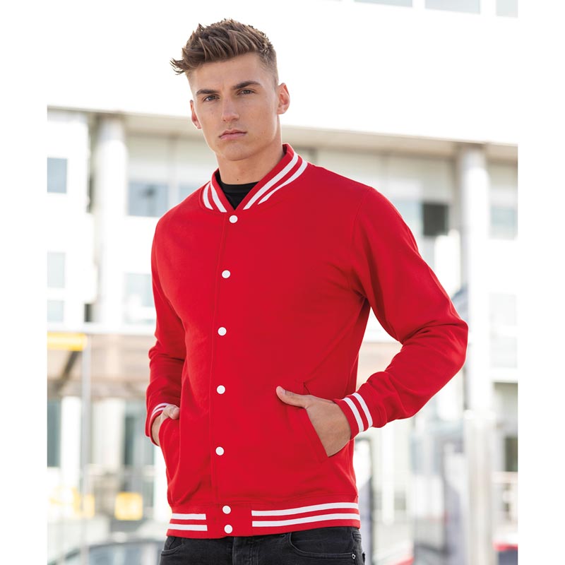 College jacket - Fire Red XS